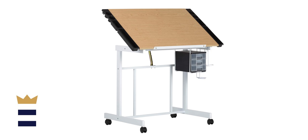 drafting table on wheels