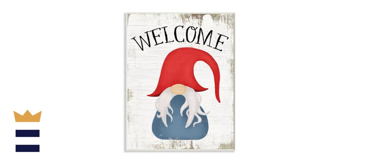 Stupell Home Decoration Gnome Welcome Sign Stupell Home Decoration Gnome Welcome Sign