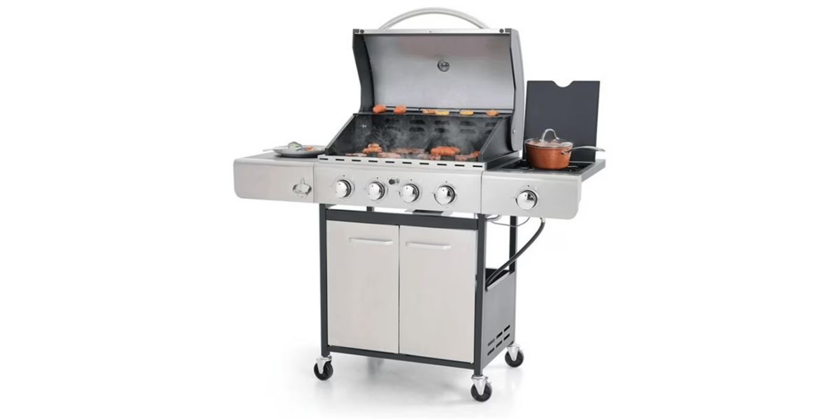 Summit Living 4 Burner Propane Gas Grill 