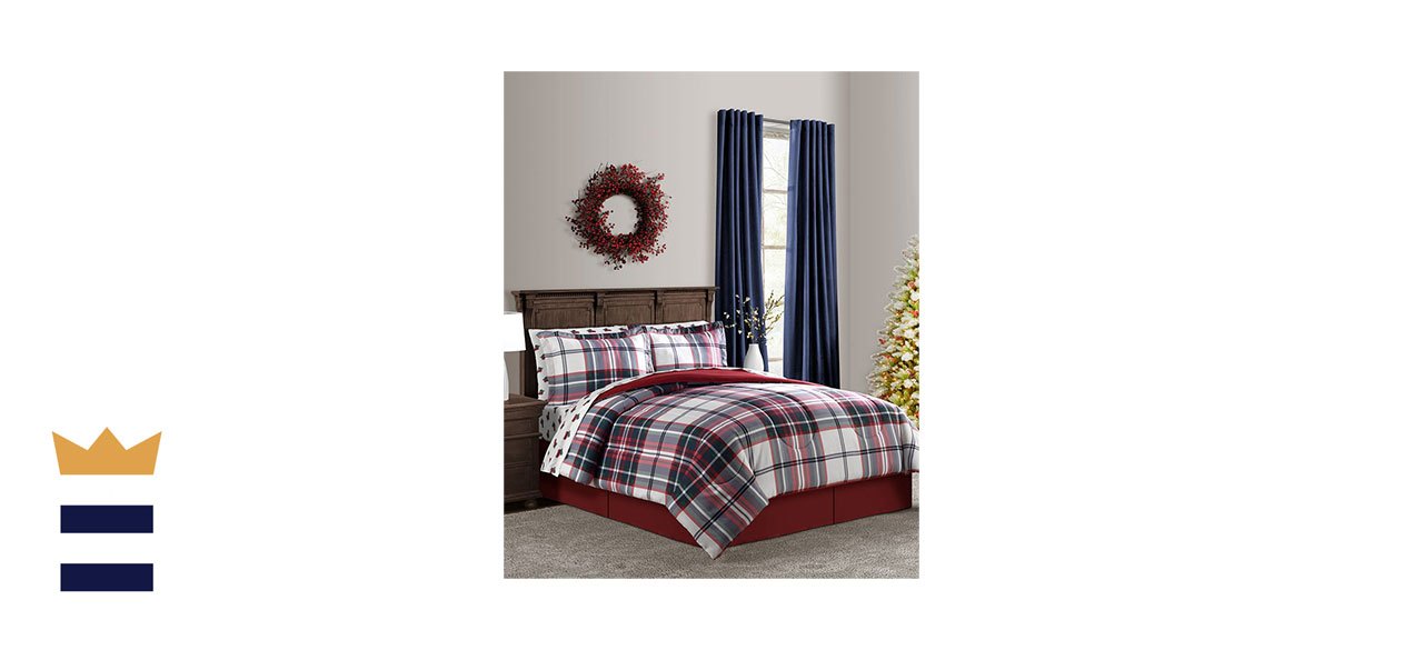 Sunham Holiday Tartan 6-Piece Comforter Set