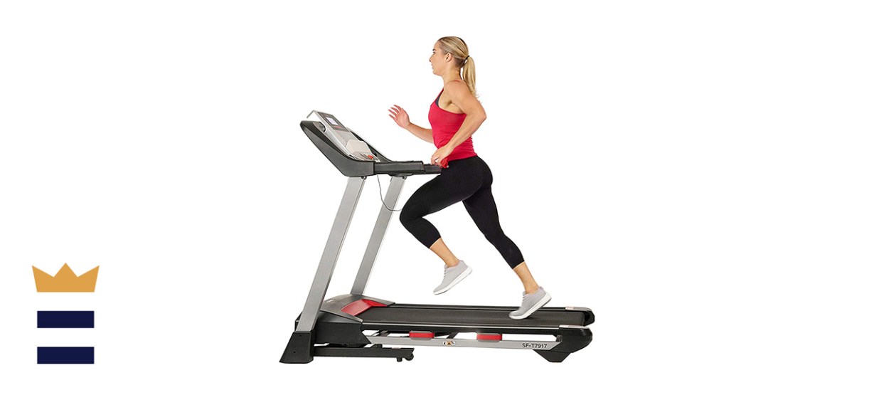 Sunny Health Fitness Folding Treadmill