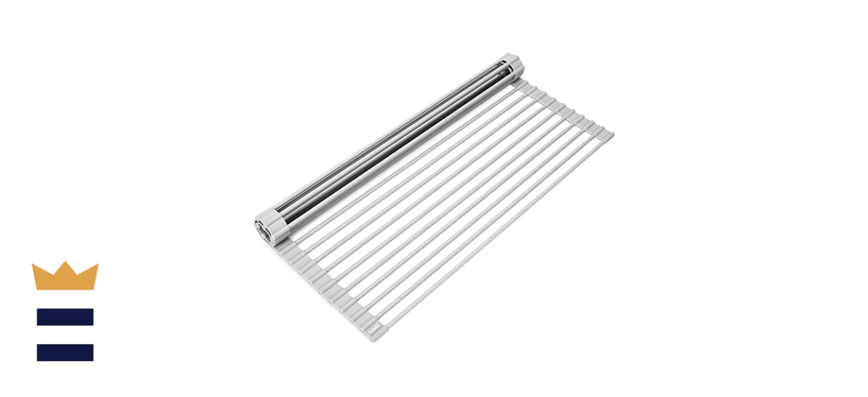 Surpahs Over The Sink Multipurpose Roll-Up Dish Drying Rack