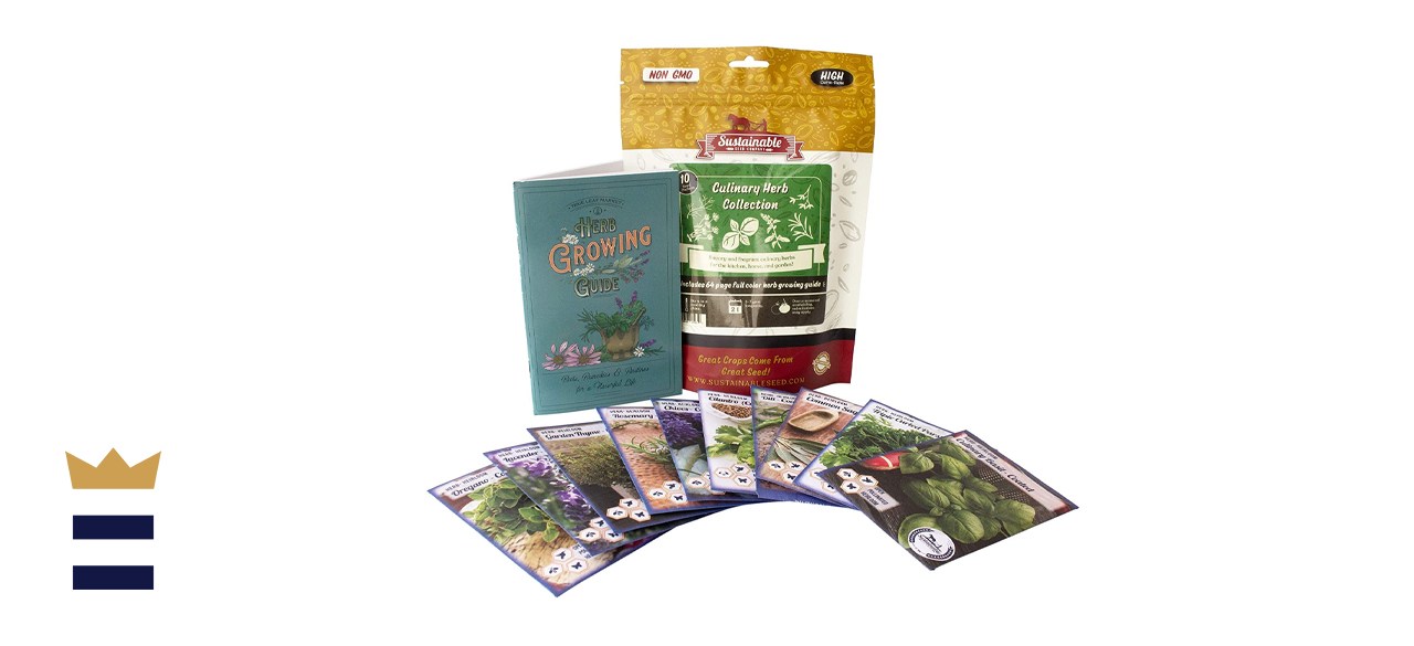 Sustainable Seed Company 10 Non-GMO Herb Garden Kit