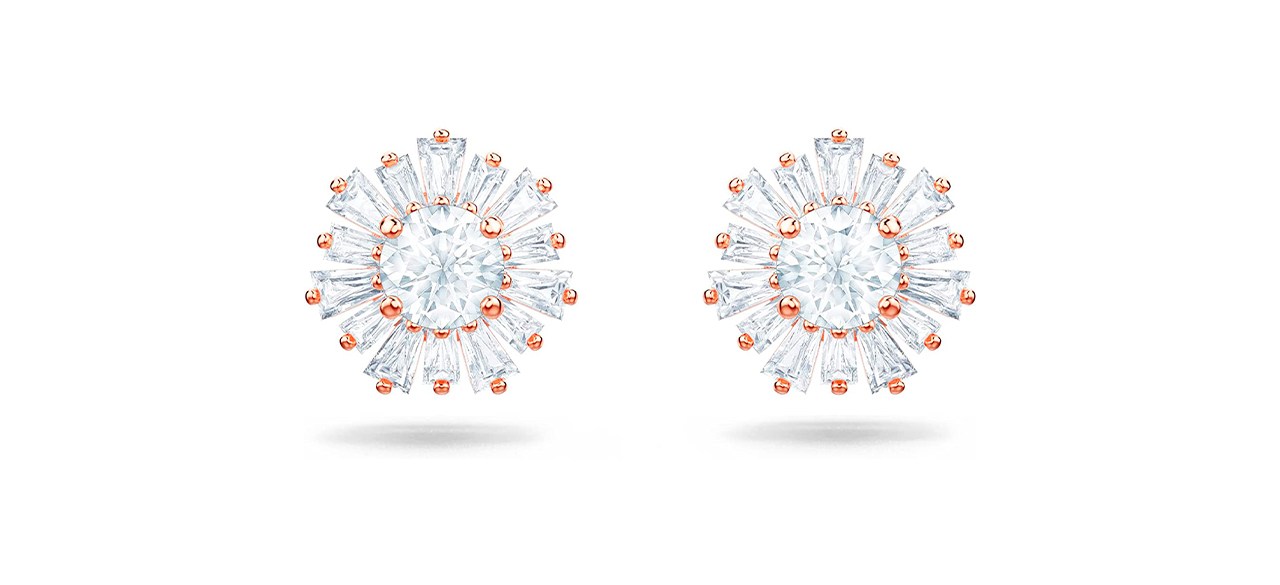 Swarovski Sunshine Jewelry Collection Clear Crystals Earrings