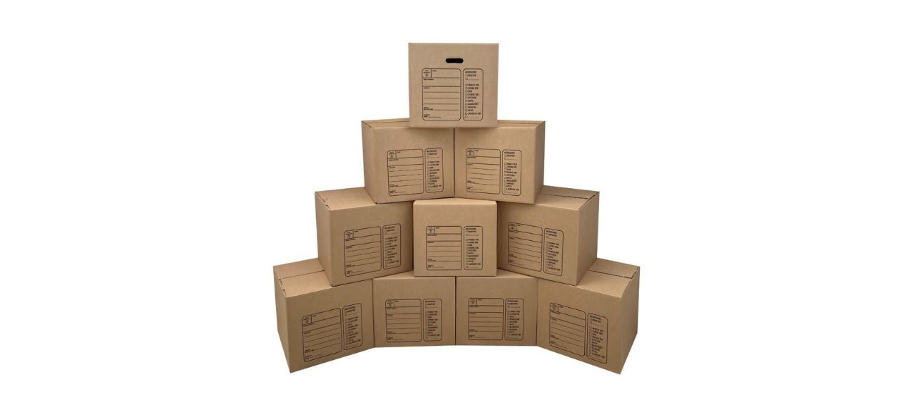 Uboxes Premium Medium Moving Boxes set of 10