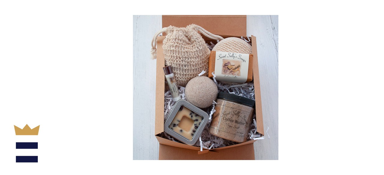 SweetSallysSoaps Coffee Self Care Spa Gift Set SweetSallysSoaps Coffee Self Care Spa Gift Set