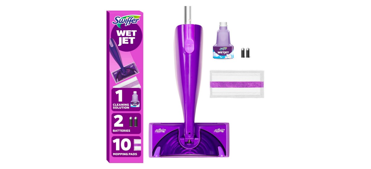 Swiffer WetJet Hardwood and Floor Spray Mop Cleaner Starter Kit