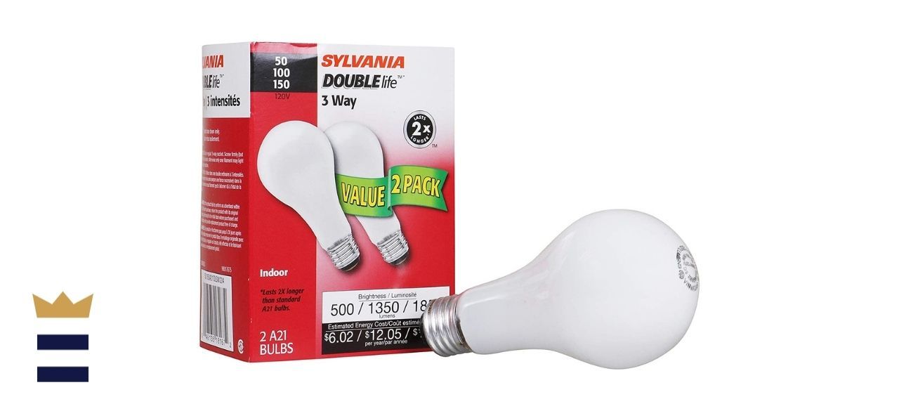 SYLVANIA Incandescent Double Life Bulb