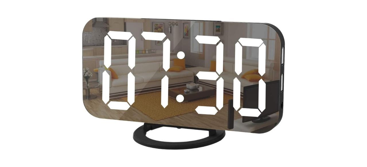 SZELAM Digital Clock on white background