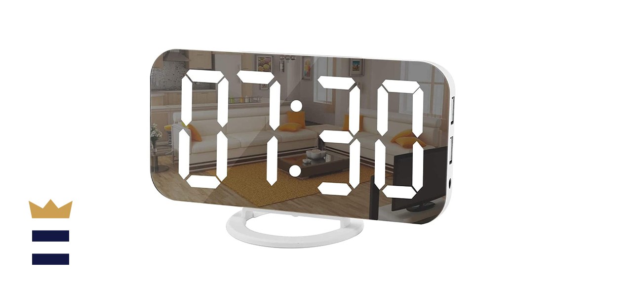 SZELAM Mirrored Digital Alarm Clock