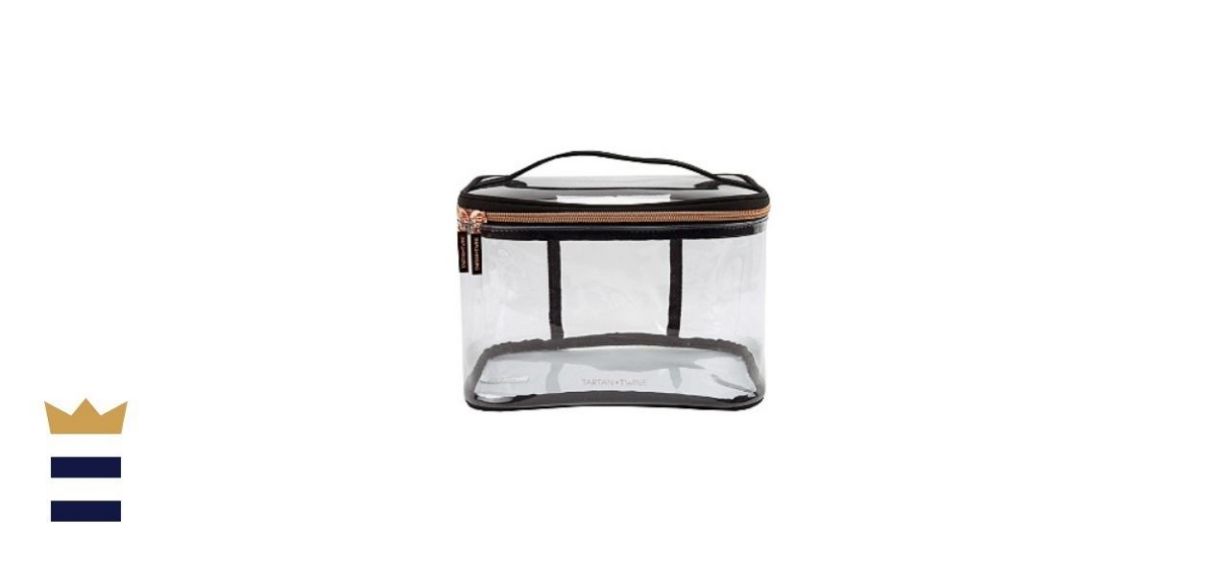 Tartan + Twine Basics Clear Train Case