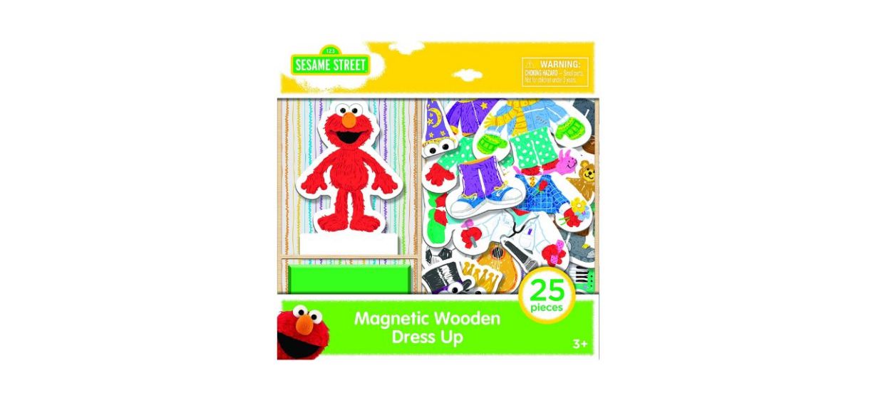 TCG Toys Sesame Street Magnetic Wood Dress Up Puzzle