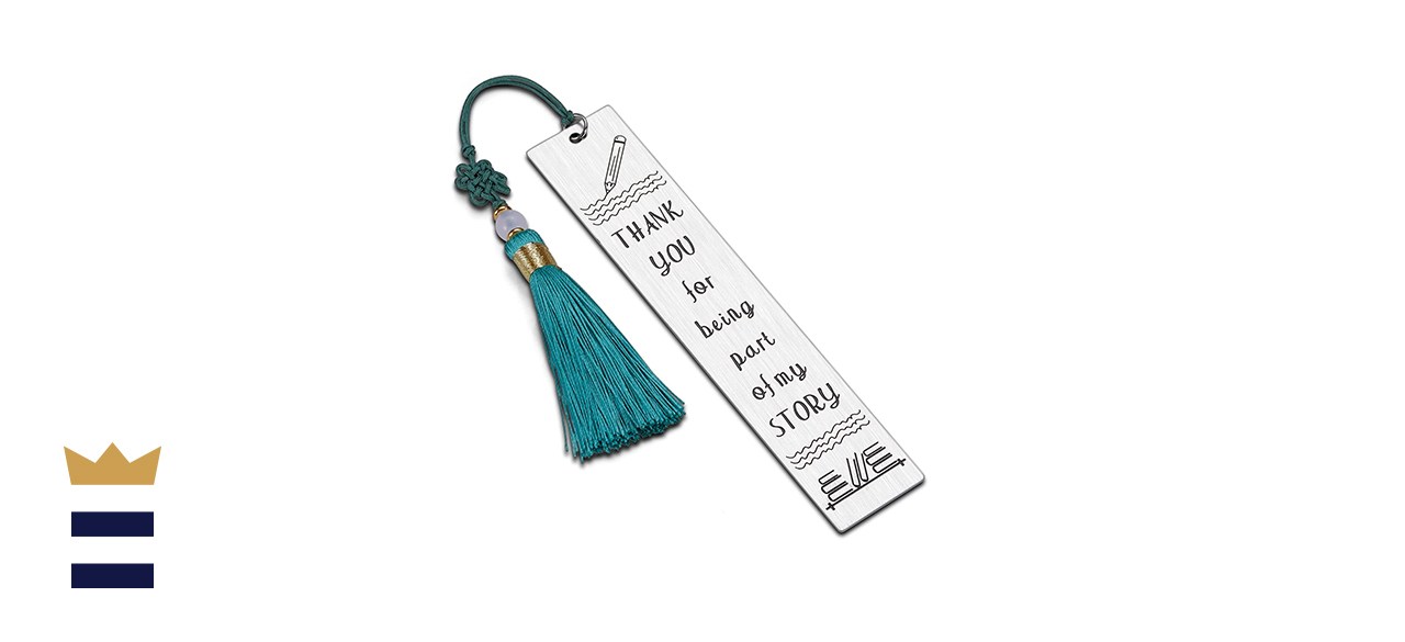 Teacher appreciation metal bookmark Teacher appreciation metal bookmark
