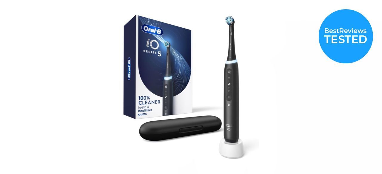 Oral-B iO Series 5 Electric Toothbrush on white background