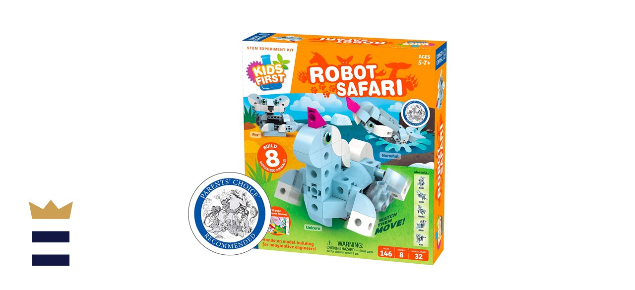 Thames &amp; Kosmos Kids First: Robot Safari - Introduction to Motorized Machines Science Experiment Kit