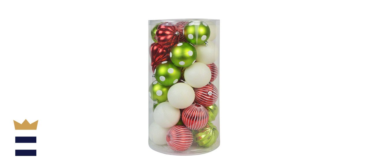 The Holiday Aisle 30-Piece Ball Ornament Set