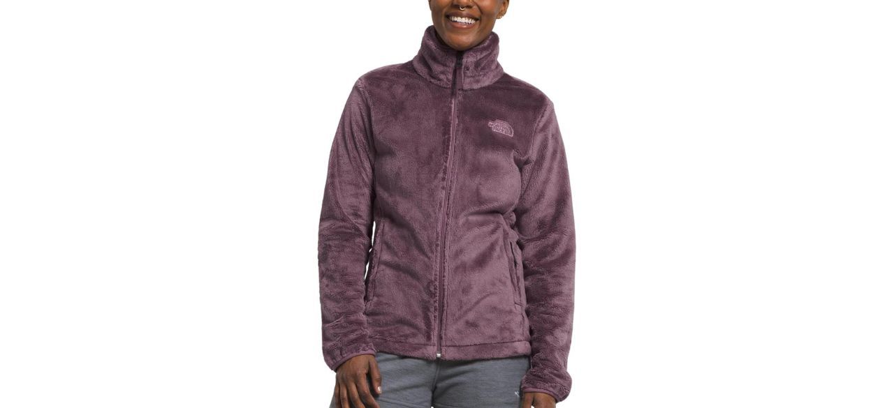 The North Face Women's Osito Full Zip Fleece Jacket on white background