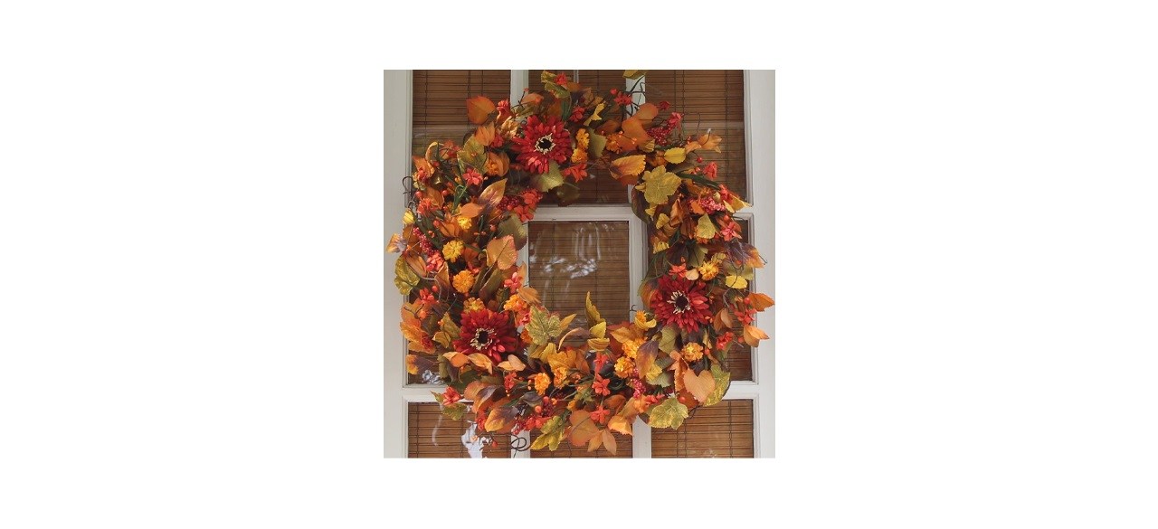 The Wreath Depot Highland Silk Fall Door Wreath