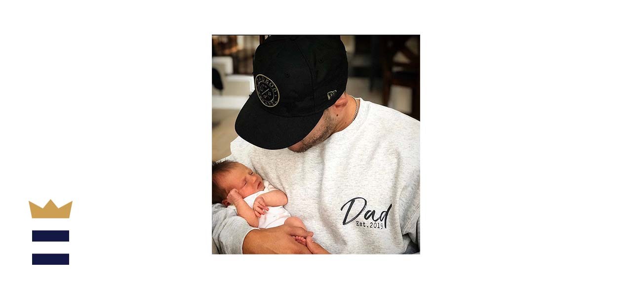 TheTrendyTribe Dad Est.  Custom sweatshirt