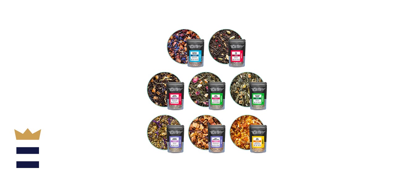 Tiesta Tea Tiesta's Top 8 Favorites Tea Sampler Dry Flight Set Tiesta Tea Tiesta's Top 8 Favorites Tea Sampler Dry Flight Set