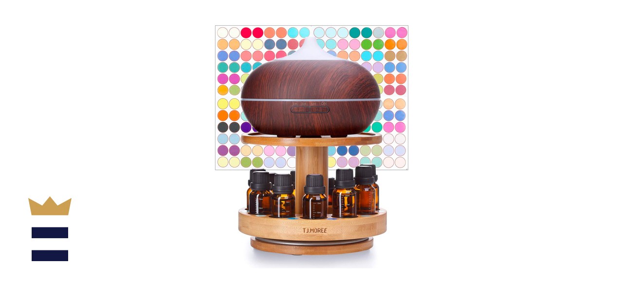 TJ Moree bamboo diffuser holder carousel by TJ Moree 