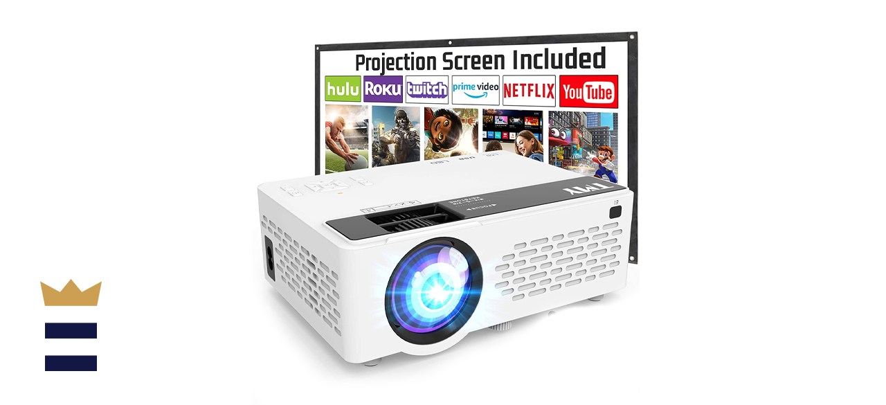 TMY V08 1080P Full HD Supported Video Projector 