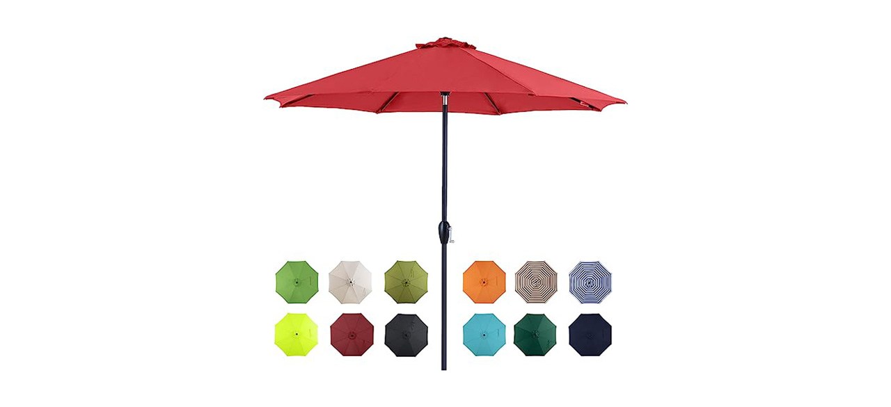 Tempera 9' Outdoor Market Patio Table Umbrella