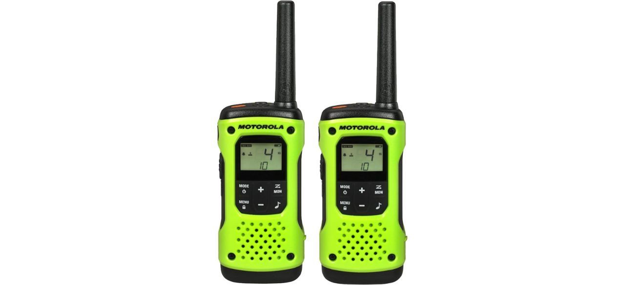 a pair of Motorola T600 Talkabout Radios