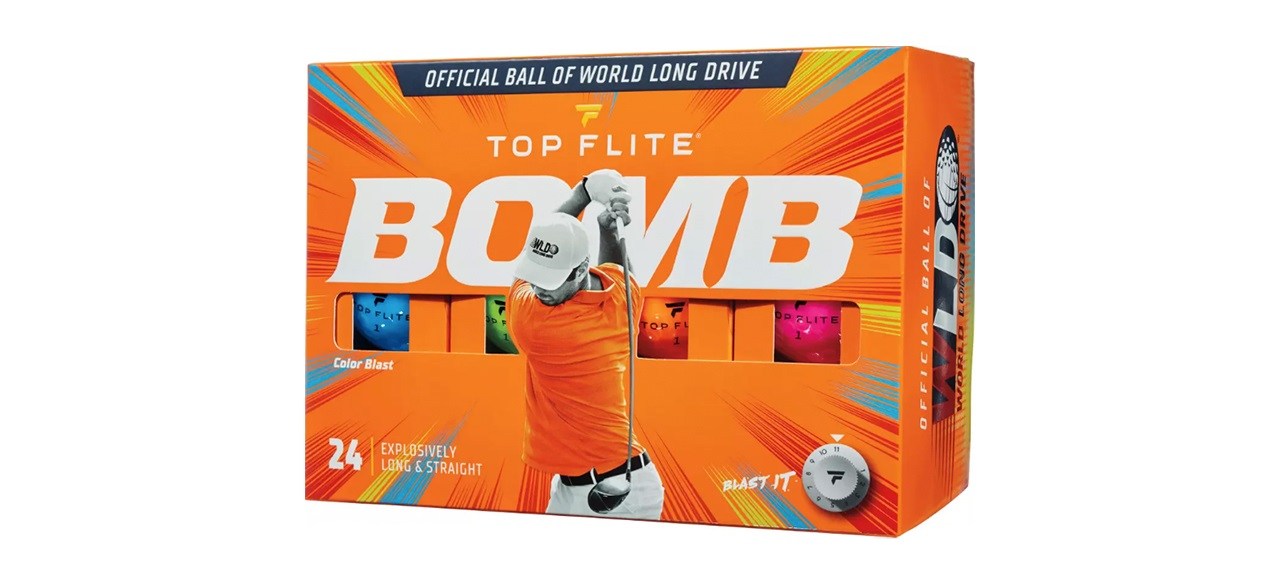 Top Flite BOMB Color Blast Golf Balls