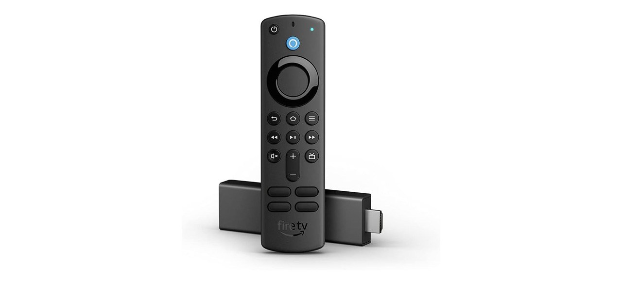 Amazon Fire TV Stick on white background