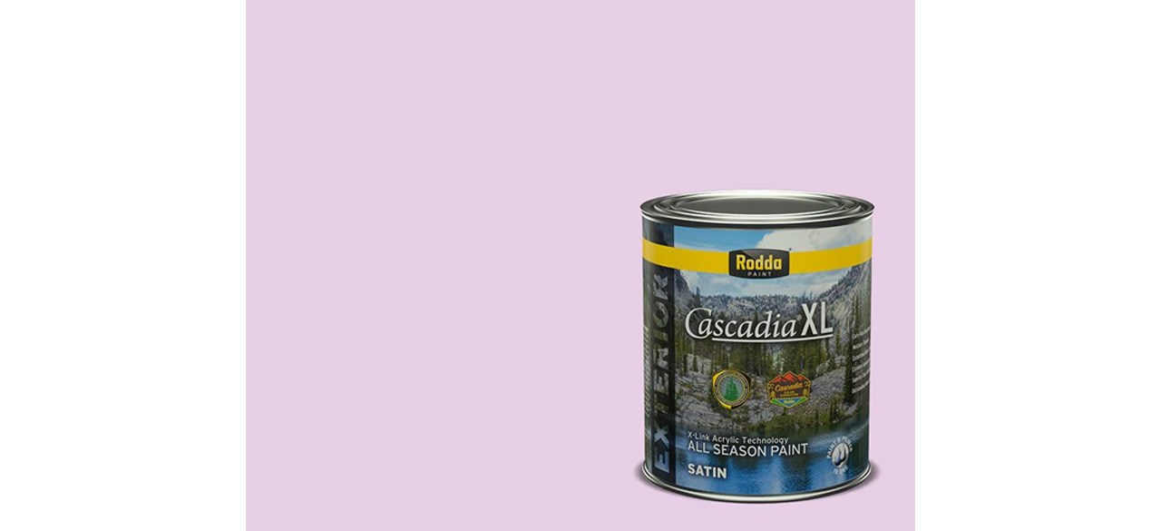 Best Rodda Paint Cascadia XL Exterior Satin Paint and Primer in One in Lilacs in Spring