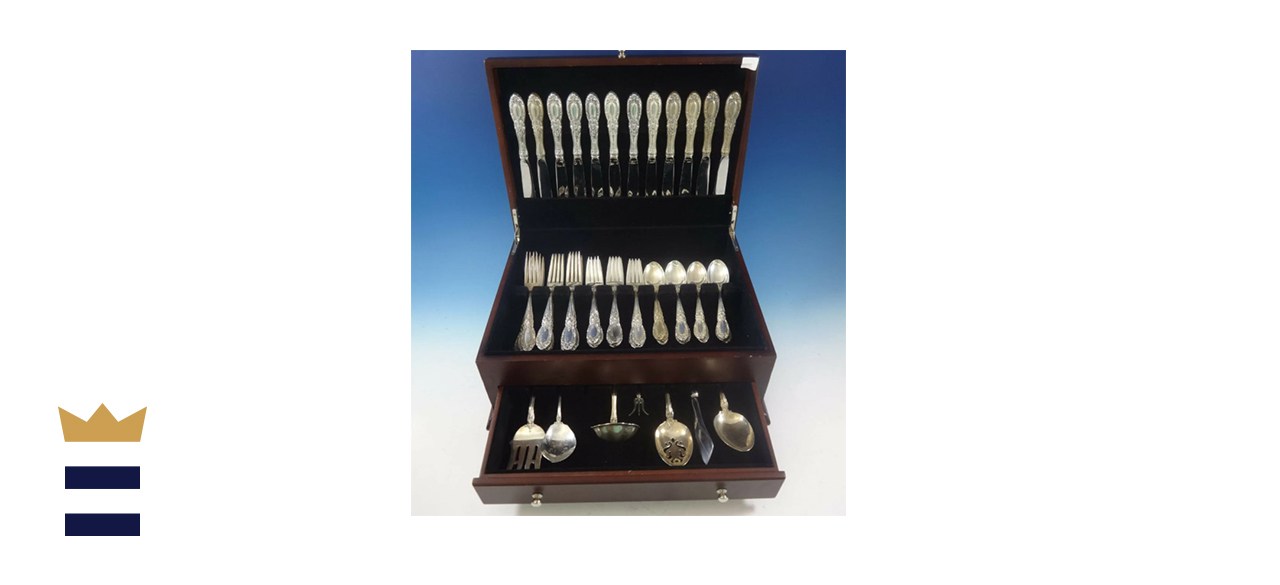 King Richard Towle Sterling Silver Flatware Set for 12