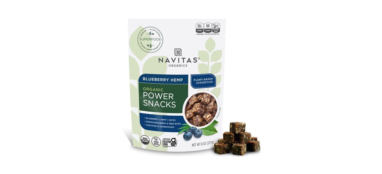 Navitas Organics Blueberry Hemp Organic Power Snacks