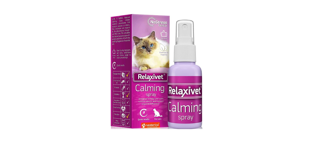 Best Relaxivet Pheromone Calming Spray for Cats and Dogs