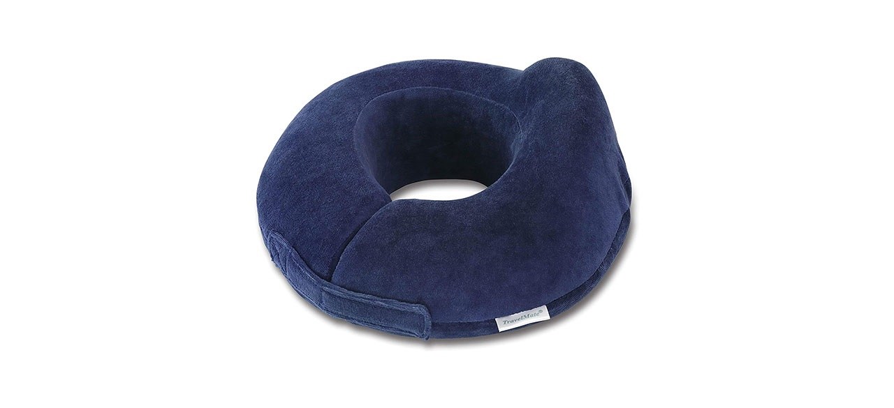 TravelMate Memory Foam Neck Pillow with Variable Thickness