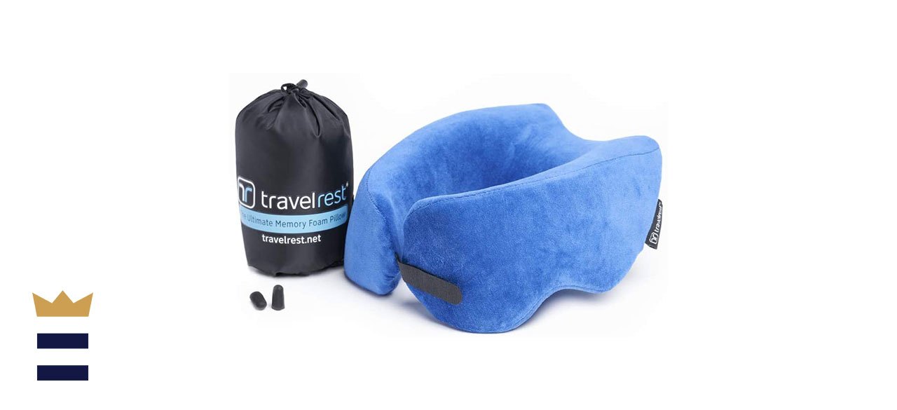 TRAVELREST Nest Patented Memory Foam Travel Pillow