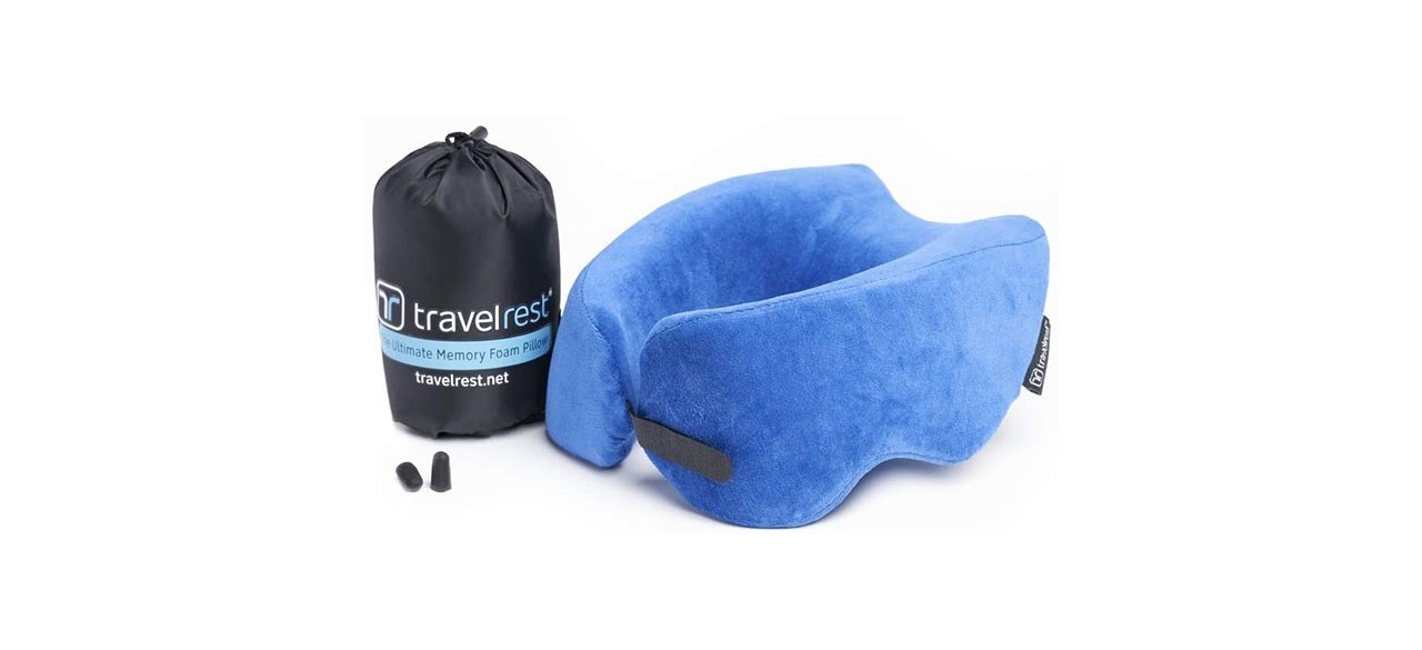 TRAVELREST Nest Patented Memory Foam Travel Pillow