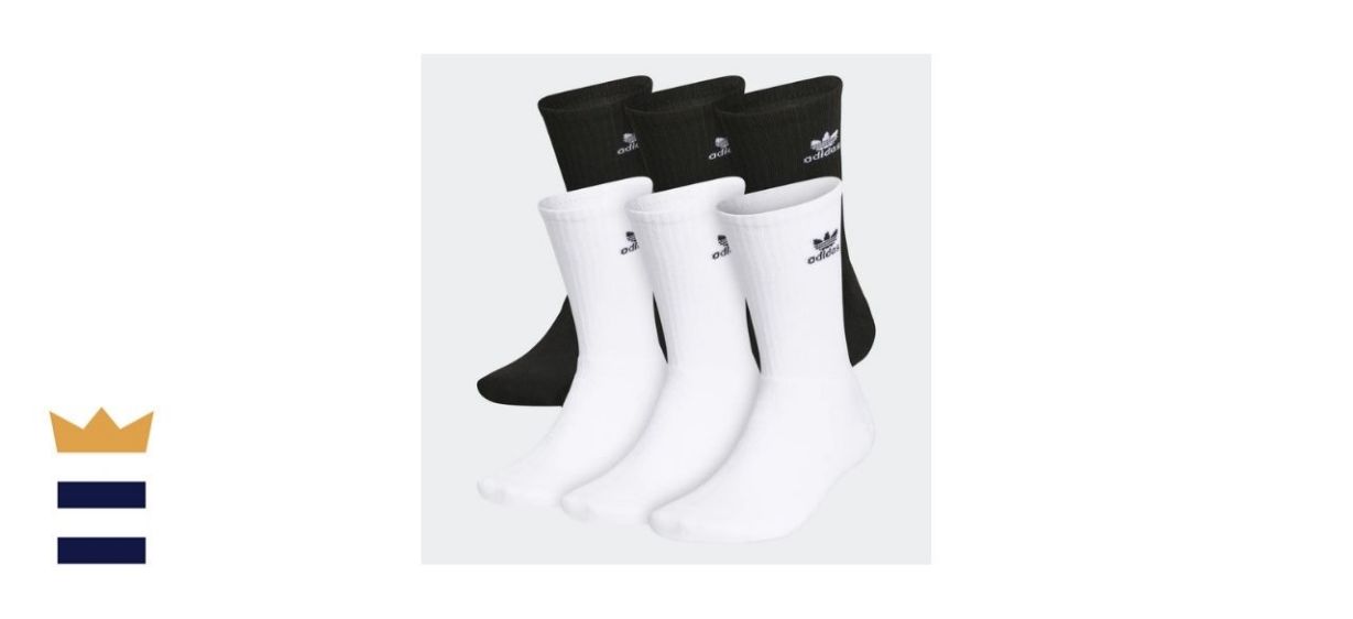 Trefoil Crew Socks 6-Pair Set