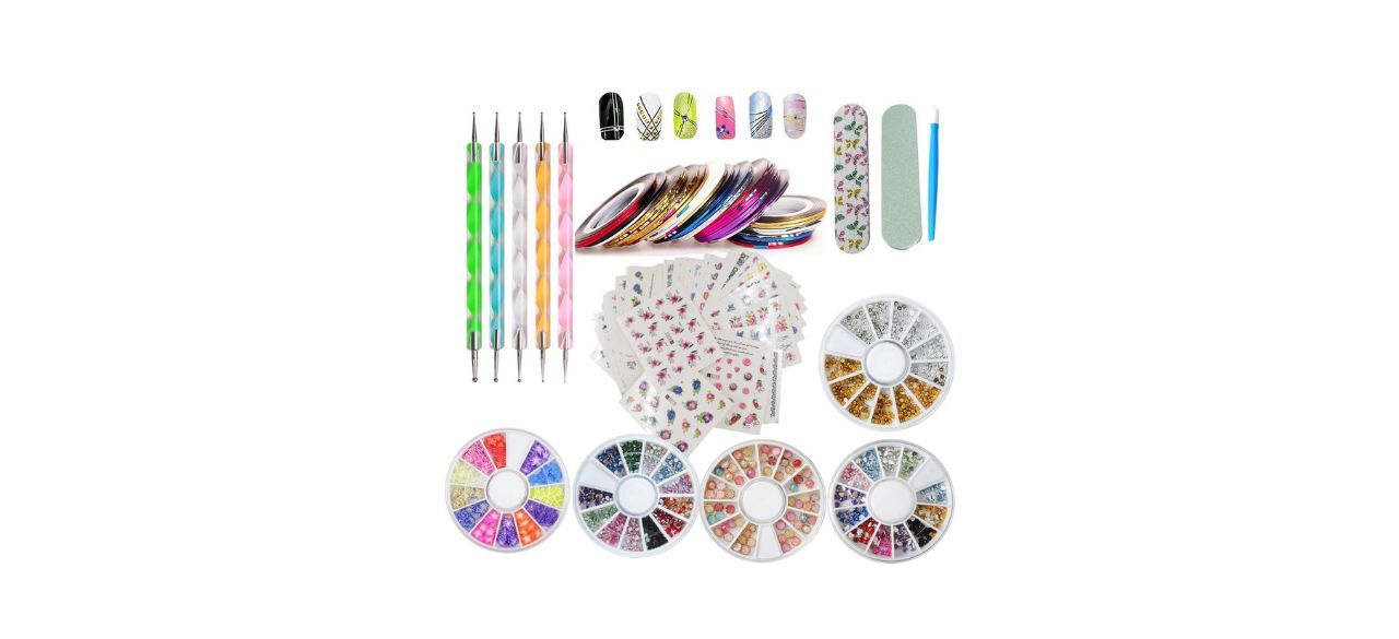 AddFavor DIY Glitter Nail Art Set