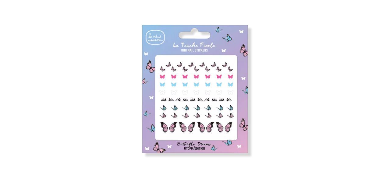 Le Mini Macaron Mini Nail Stickers, Butterfly Dreams