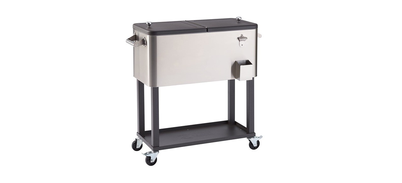 TRINITY TXK-0802 Stainless Steel Cooler with Shelf