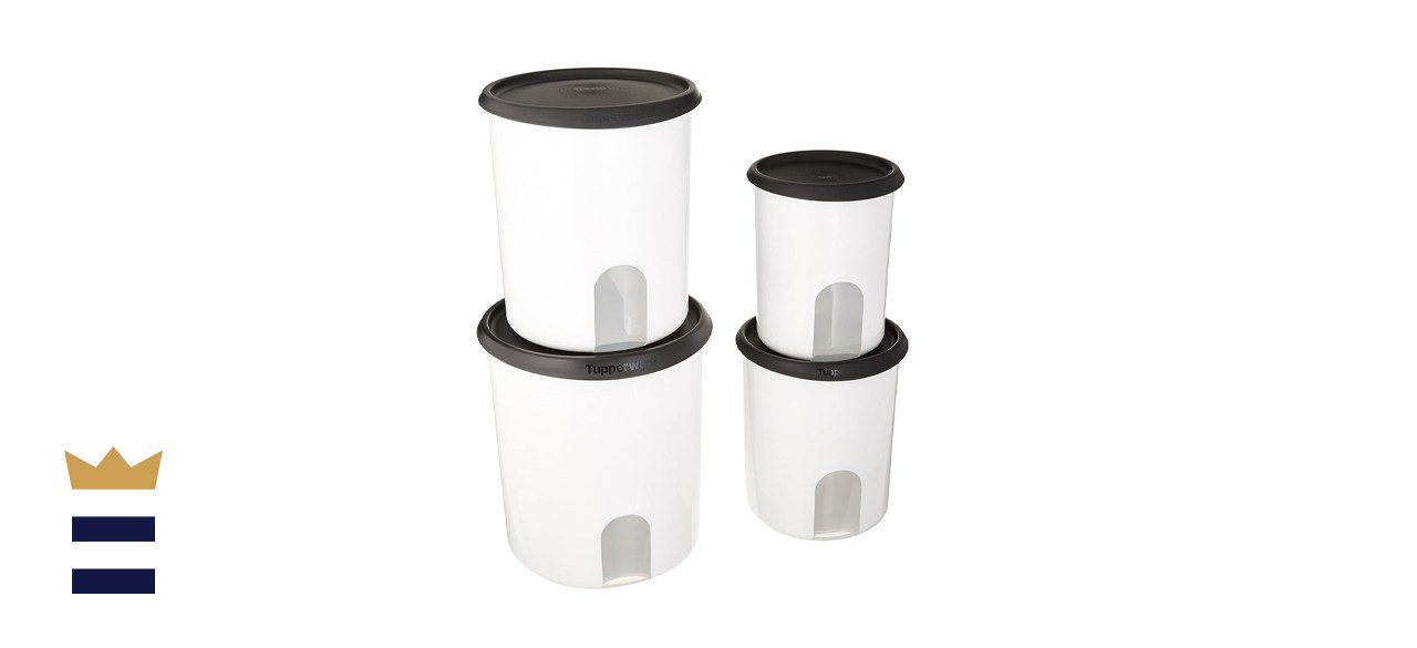 Tupperware One-Touch Reminder 4-Piece Canister Set