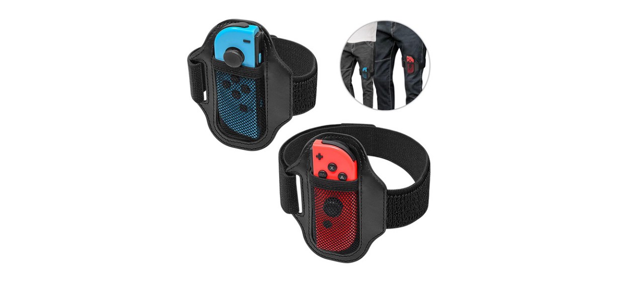 2 Pack Leg Straps for Nintendo Switch Ring Fit Adventure & Switch