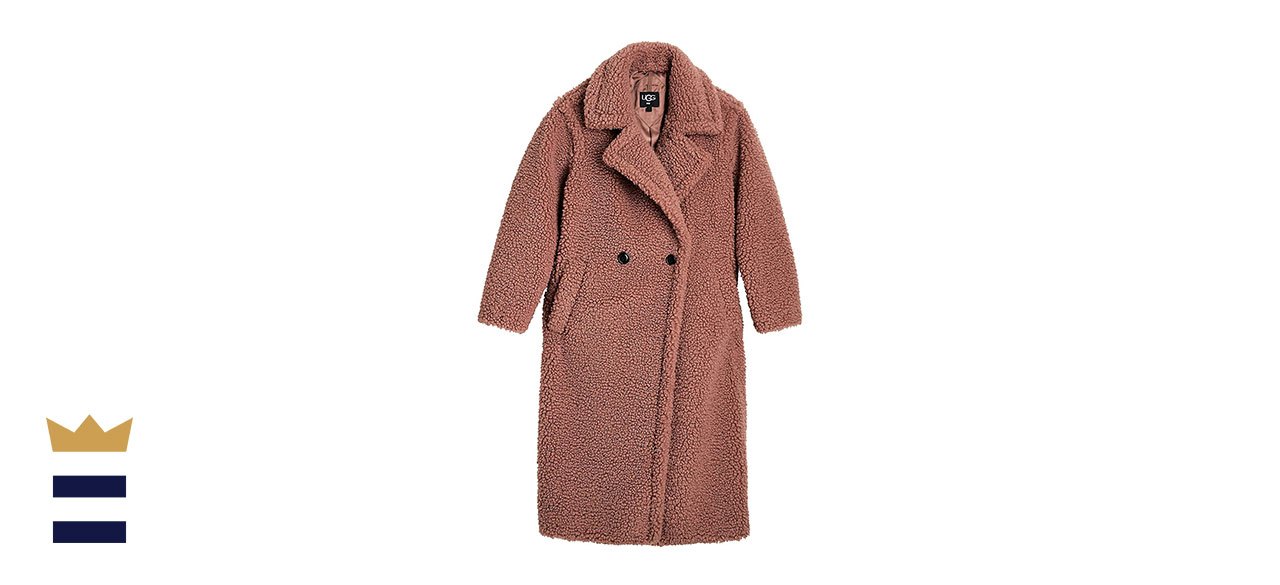 UGG Women’s Gertrude Long Teddy Coat