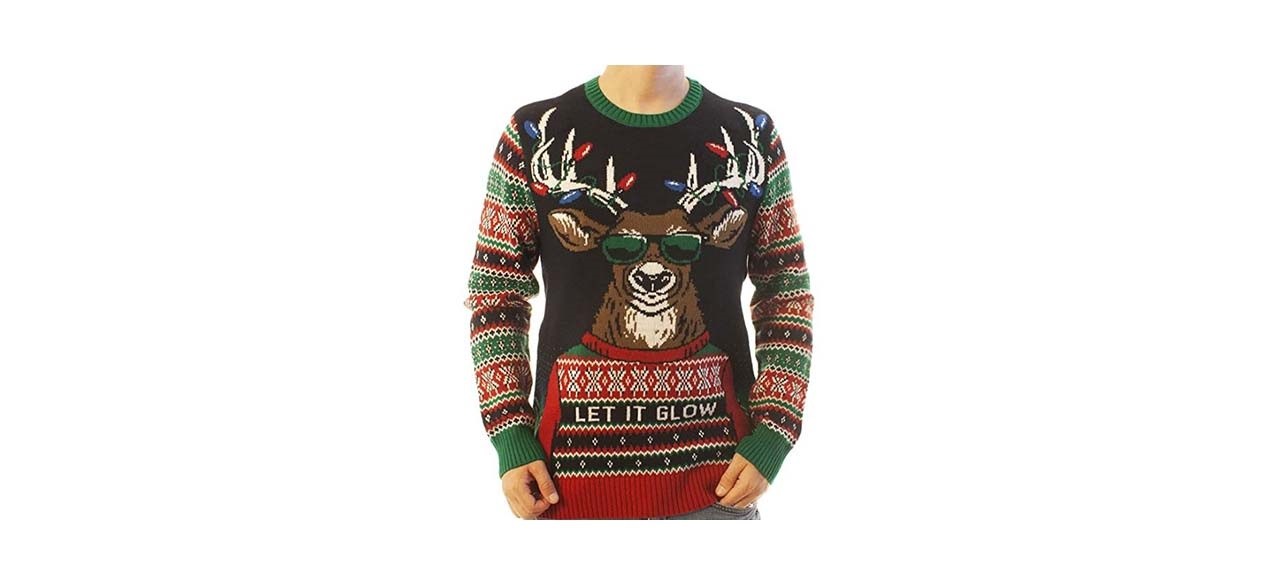 Ugly Christmas Sweater Company Light-Up LED Sweater