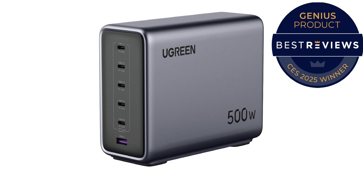 UGREEN Nexode 500W 6-Port GaN Desktop Fast Charger