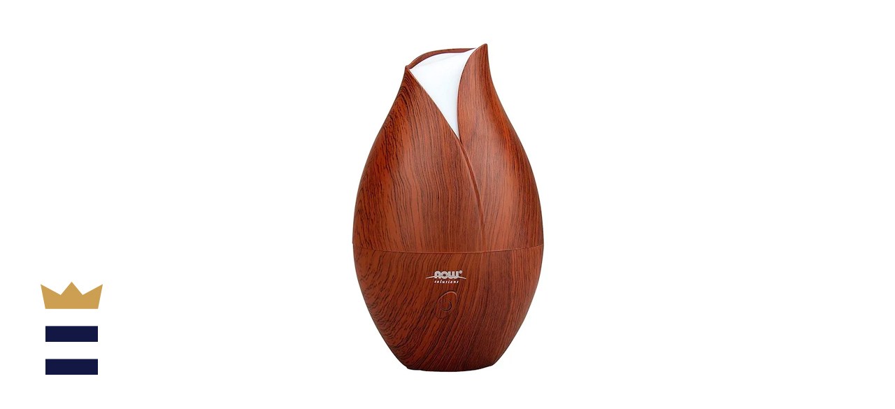Now Foods, Solutions, artificial wood grain ultrasonic oil diffuser