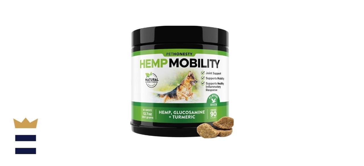 PetHonesty Hemp Mobility Duck Flavored Soft Chews Joint &amp; Mobility Supplement for Dogs