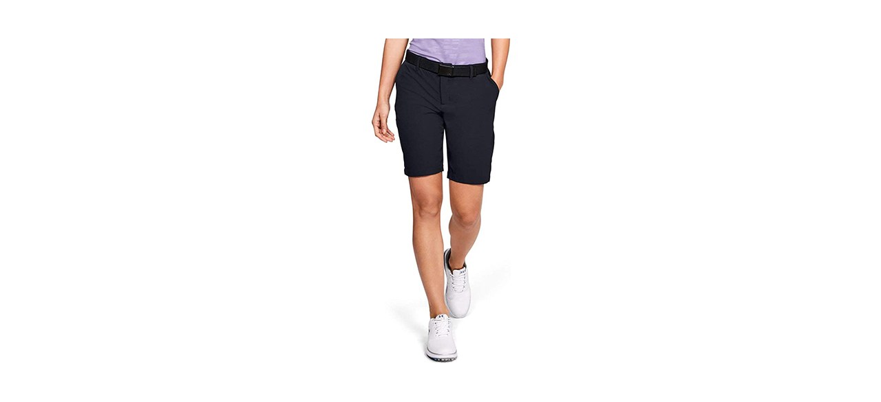 under armour 5 inch golf shorts womens