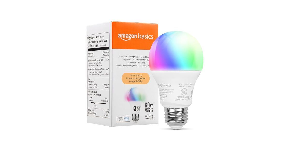 Amazon Basics Smart Light Bulb